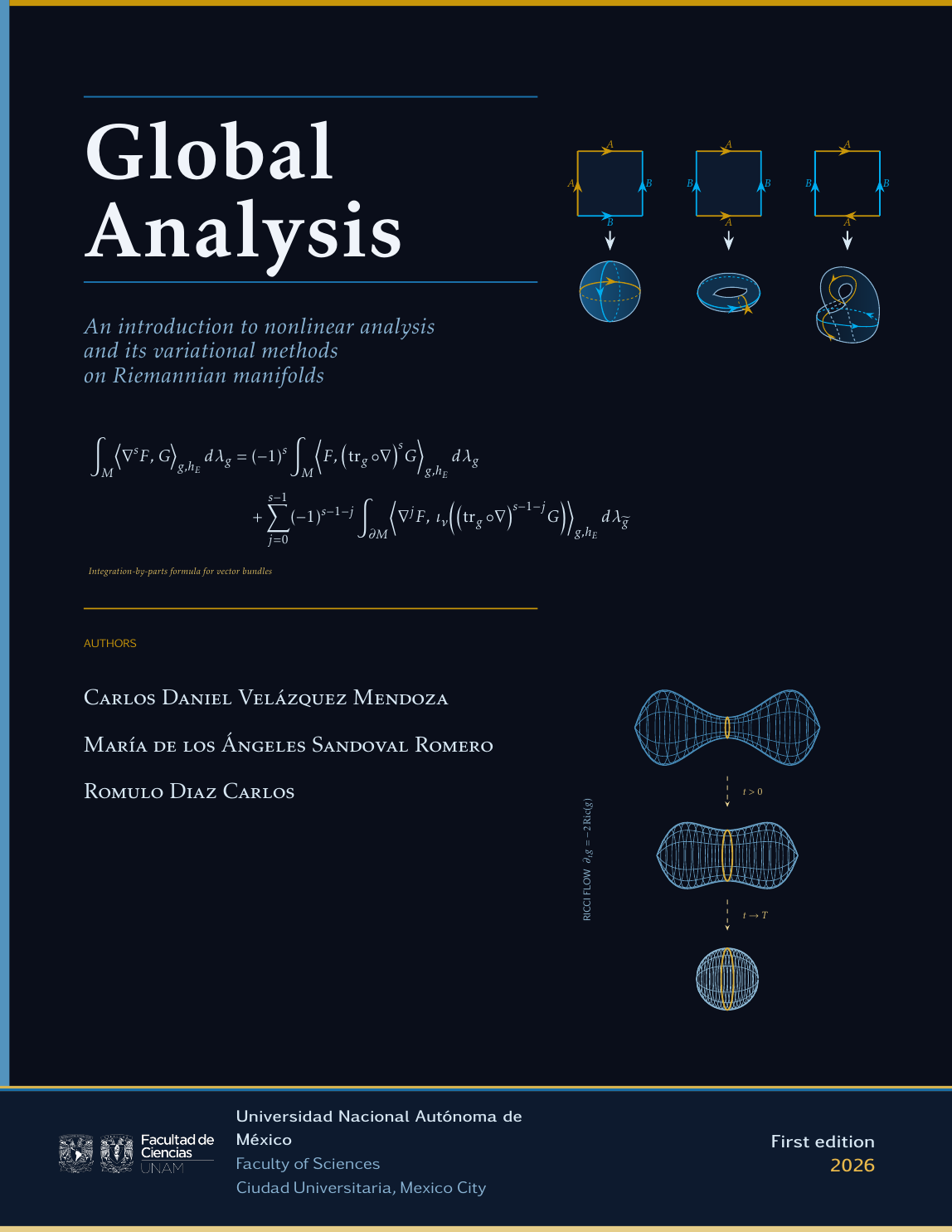 Cover of Global Analysis, first edition 2026